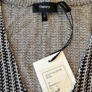 Theory women’s ribbed short sleeve shirt